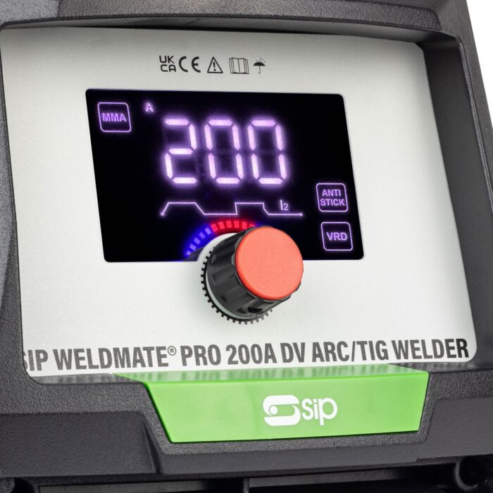 SIP WELDMATE® PRO 200A DV ARC/TIG Inverter Welder 05691 - Image 5