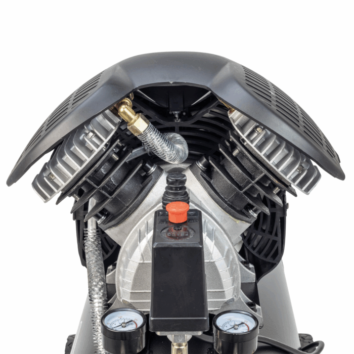 SIP DDVT 3HP 100ltr V-Twin Direct Drive Compressor 06455 - Image 2
