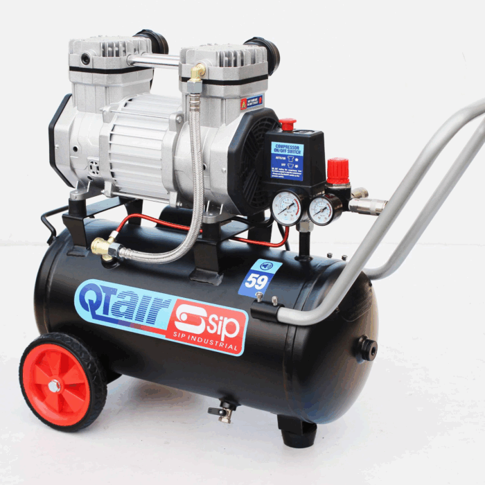 SIP QT DD 1.5hp 24ltr Ultra Low Noise Compressor 05491 - Image 7