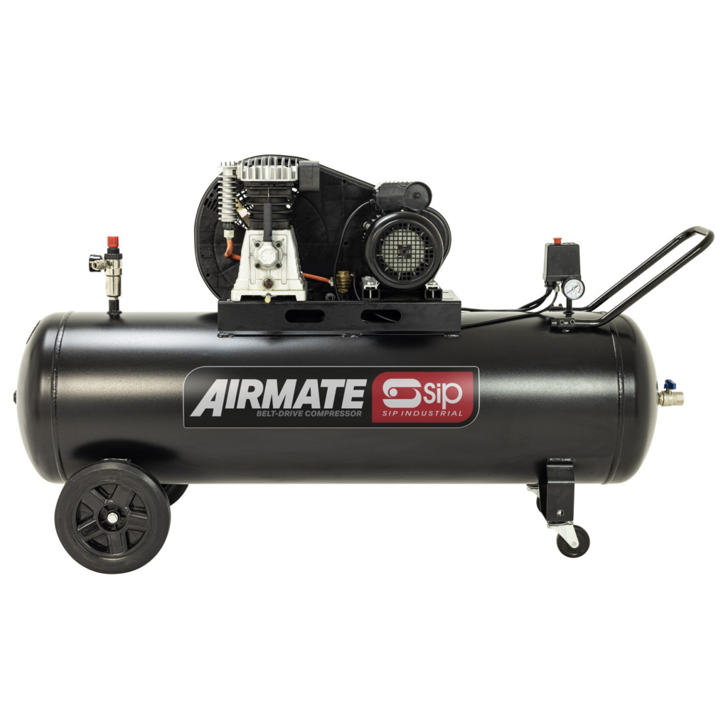 SIP BD 3HP 200ltr Belt Drive Compressor 06477 - MTS Direct