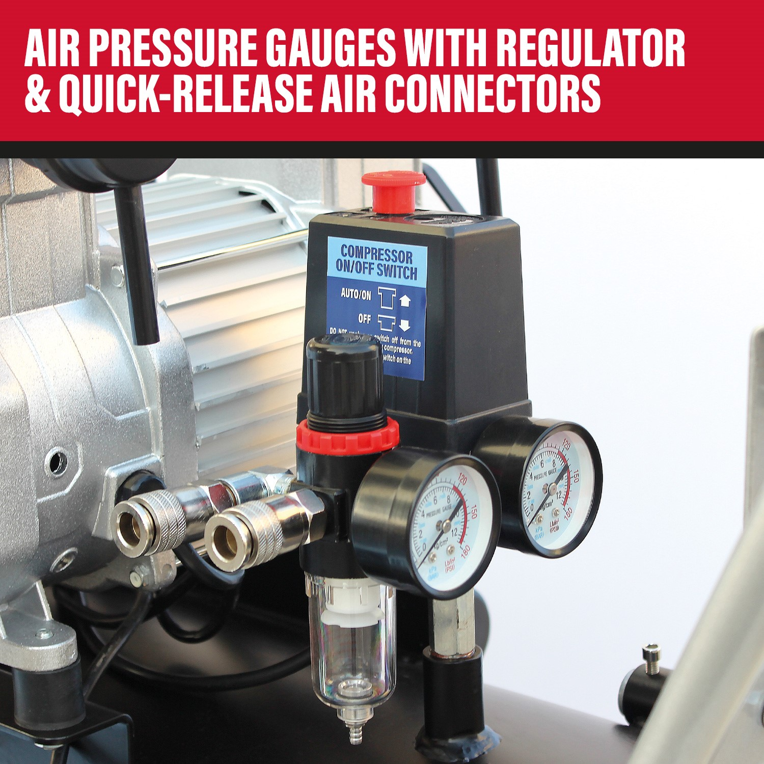 SIP QT DD 4.5hp 200ltr Ultra Low Noise Compressor 05498 - Image 2