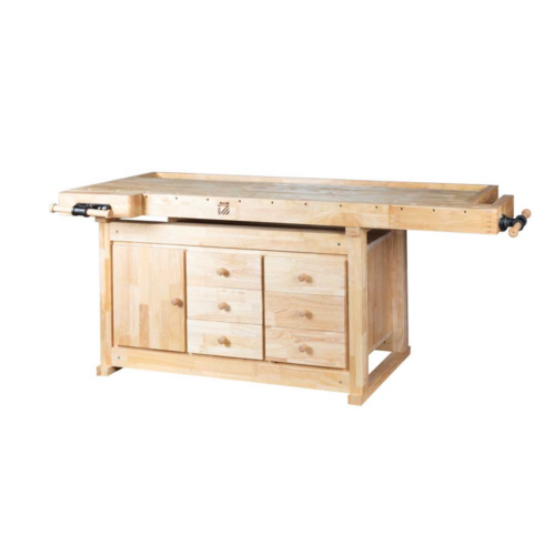 Holzmann WB210C Work Bench With Cabinet & Clamping Jaws